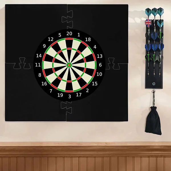 Dartboard-kehys seinäsuoja ESquare Dart Board -taulun seinäsuoja Dartboard-taulun takakansi Dart-sulka Dart-tarvikkeet