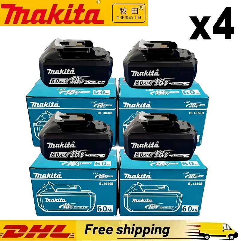 AliExpress - NOUVEAU Batterie au lithium de remplacement Makita 18v 6Ah pour batterie Makita 18V BL1830B BL1850B BL1850 BL1840 BL1860 BL1815