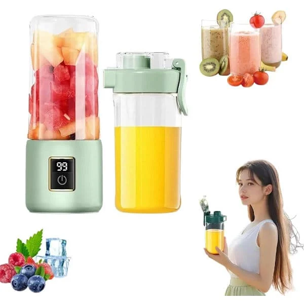 Bærbar blender, liten smoothie- og shake-maskin, bærbar blender, personlig juicer for shaker og smoothies, kontor og treningsstudio