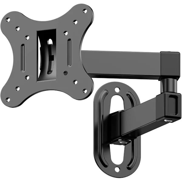 TV-veggfeste for 14-27 tommers PC-skjerm - roterbar, vippbar, VESA 75/100mm, opptil 10kg