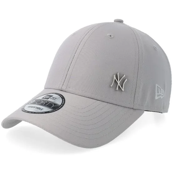 New Era - MLB Grau Adjustable Cap - New York Yankees Flawless Grey 9FORTY Adjustable @ Hatstore