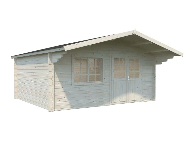 Palmako Britta Stuga 20,4/inv. 19,7 m², utan golv, obehandlad, Stugor & förråd