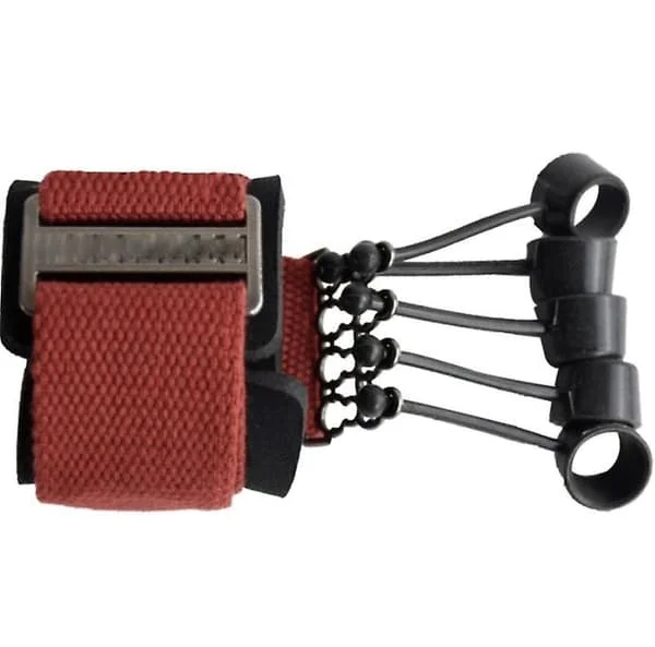 Finger Extensor Exerciser Finger Stretcher Hand Extensor Finger Gripper Yoga Resistance Band Finger Strength Trainer Röd