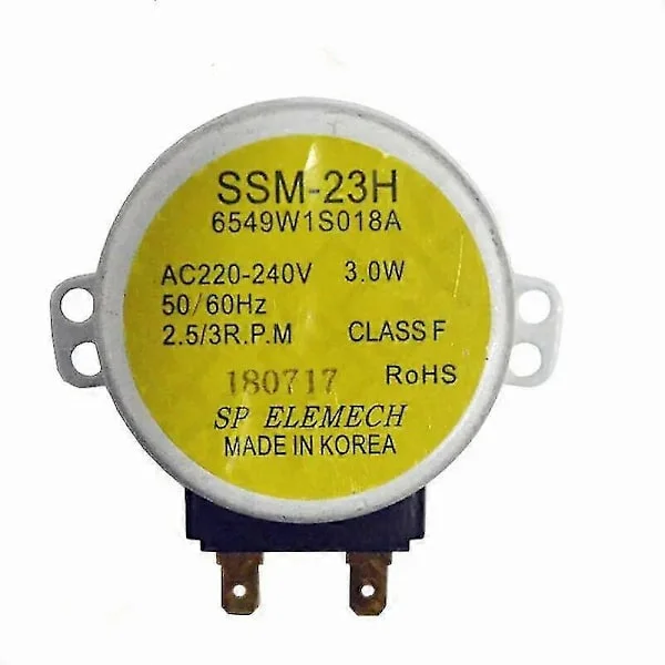 Mikrobølgeovn Synkronmotor Brettmotor SSM-23H 6549W1S018A for LG Mikrobølgeovn Deler Tilbehør