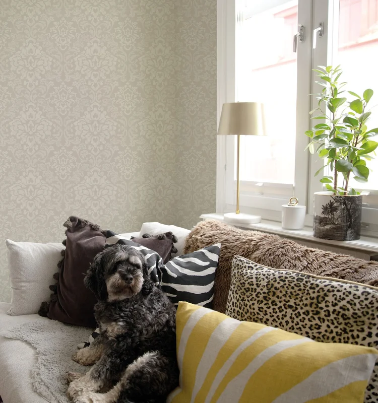 Fiona Walldesign Tapet, Home NW 201102 Boutique, L, Grå, Färg & tapeter