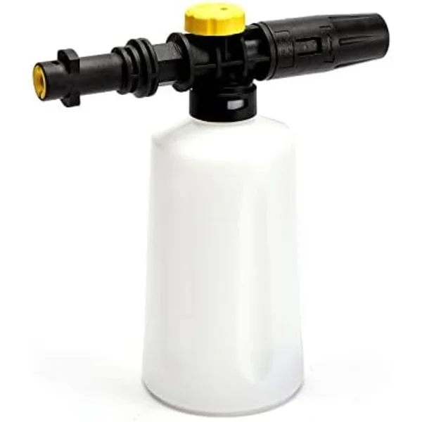 Skumkanon för Kärcher K2 K3 K4 K5 K6 K7, 750 ml skumpistol, justerbart munstycke snöskumslans tillbehör för Karcher K2~K7 högtryckstvättar
