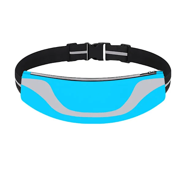 Running Belt Waist Pack for Men Women, Water Resistant Running Bag Belt for iPhone 14 Pro Max Samsung Pixel Blue Blue