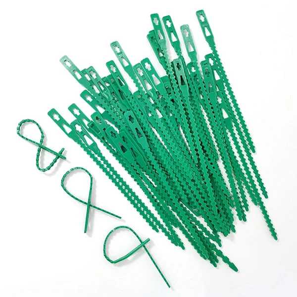 150 st Justerbara Trädgårdsväxt Twist Ties, Flexibla Plast Twist Ties Multi-Användning för Säker Vinranka