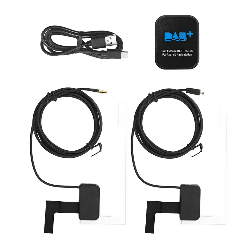 AliExpress - Für EU Digital Broadcast Universal Android Auto Autoradio Dual Antenne DAB + Adapter Typ-C MCX Antenne Schnittstelle mit bildschirm