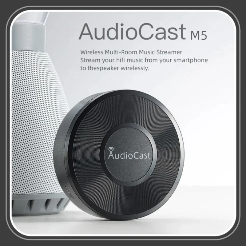 AliExpress - AudioCast M5 sans fil Wifi musique Audio Streamer récepteur Audiocast levure pPlayDLNA pour Airplay Audio musique adaptateur Multi pièce
