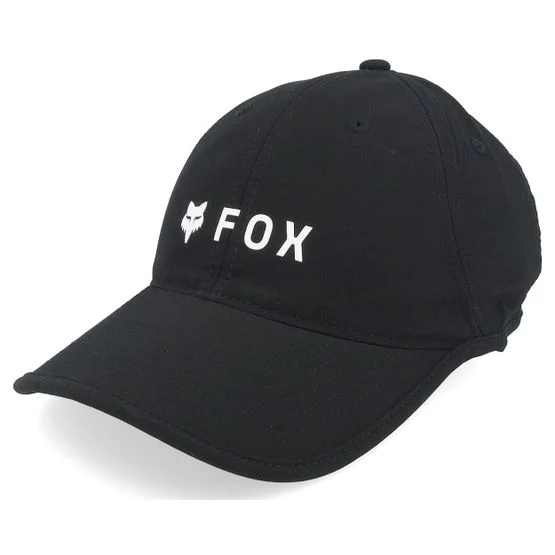 Fox - Svart unconstructed Caps - Womens Absolute Tech Black Dad Cap @ Hatstore