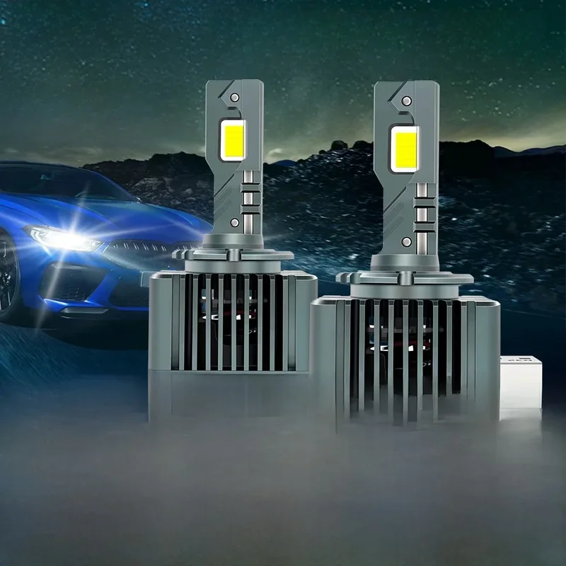 AliExpress - 2 Stück Turbo D1S LED-Scheinwerferlampen D2S D4S D3S LED-Scheinwerfer 6000 K Weiß 30000 LM 120 W Auto-Scheinwerfer-Ersatzlampen