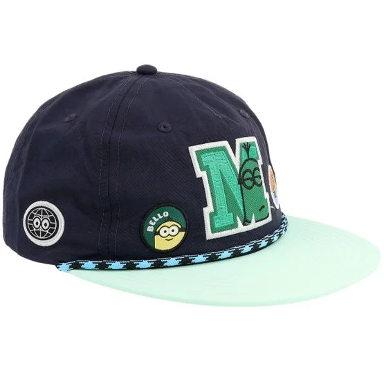 Capslab - Noir snapback Casquette - Minions Navy/Mint Snapback @ Hatstore