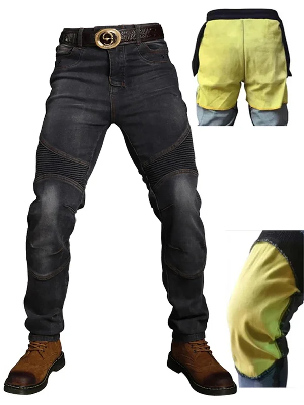 AliExpress - Pantalon de moto en Kevlar pour homme et femme, jeans de moto renforcés en aramide, pantalon de sécurité pour moto, équipement
