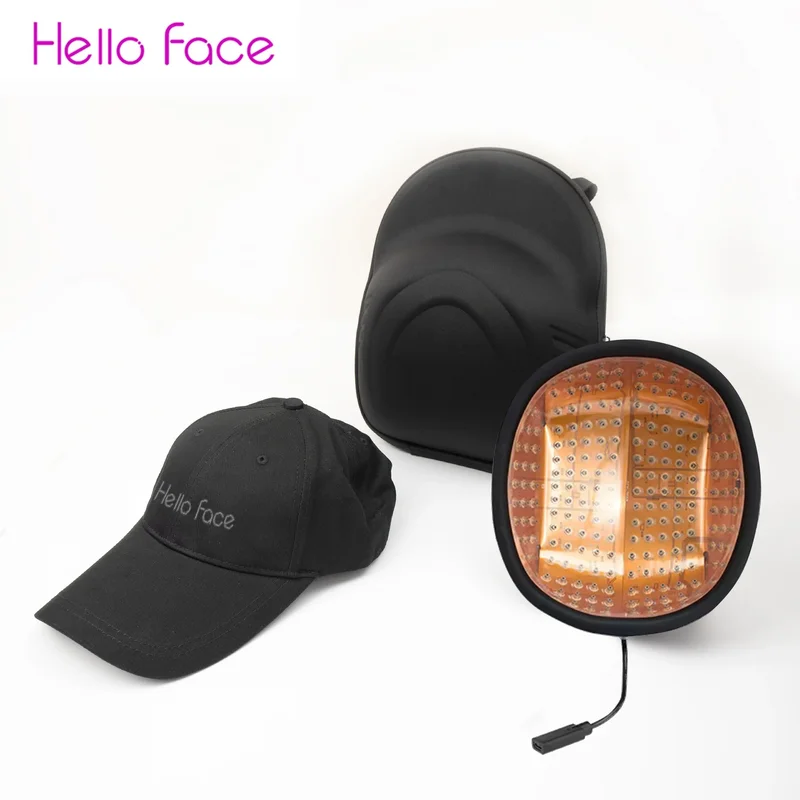 AliExpress - Casque laser pour la repousse des cheveux 272 LLLT, thérapie par lumière rouge, appareil pour la santé du cuir chevelu avec sac de voyage