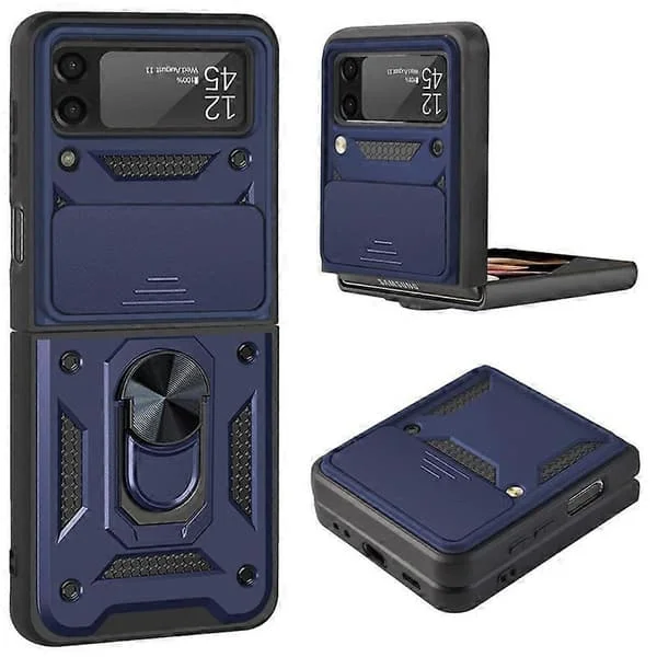 Passer til Samsung Galaxy Z Flip 3 6 Mobiltelefon Cover Magnetisk Bilring Stødsikker Perfekt