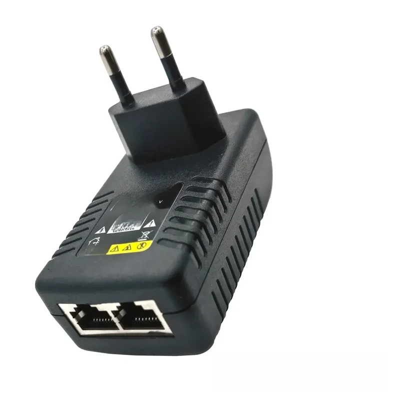 AliExpress - CCTV Beveiliging Surveillance POE Voeding Adapter 48V 0.5A EU/US Plug voor Injector Ethernet IP Camera POE schakelaar NVR Router