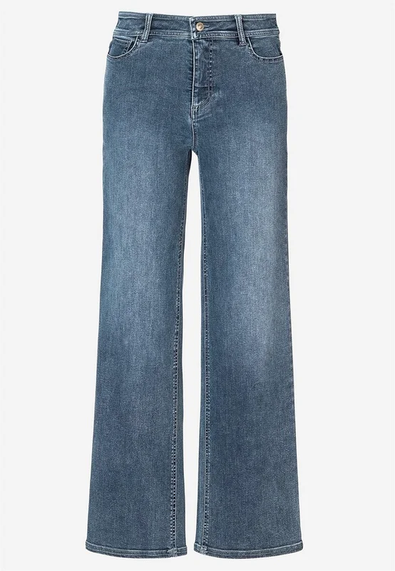 Cellbes of Sweden - Vide jeans i denim med stretch Sara i mellomblå / denim for damer i størrelse 62