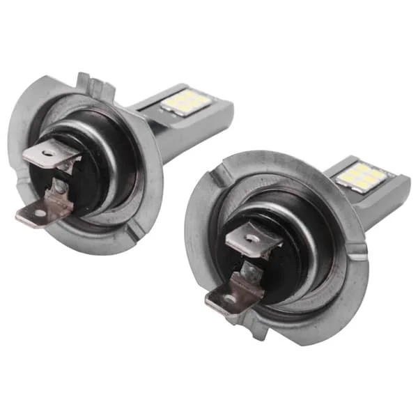 2 stk H7 LED-frontlykter konvertering 6W 1000LM 6000K Canbus feilfri lyspære