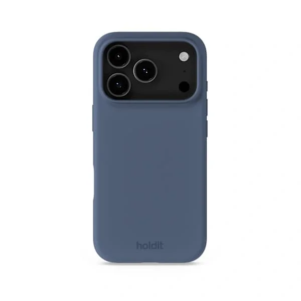 held iPhone 17 Pro Mobilskal Silikon Pacific Blue Arktisk blå Silikon