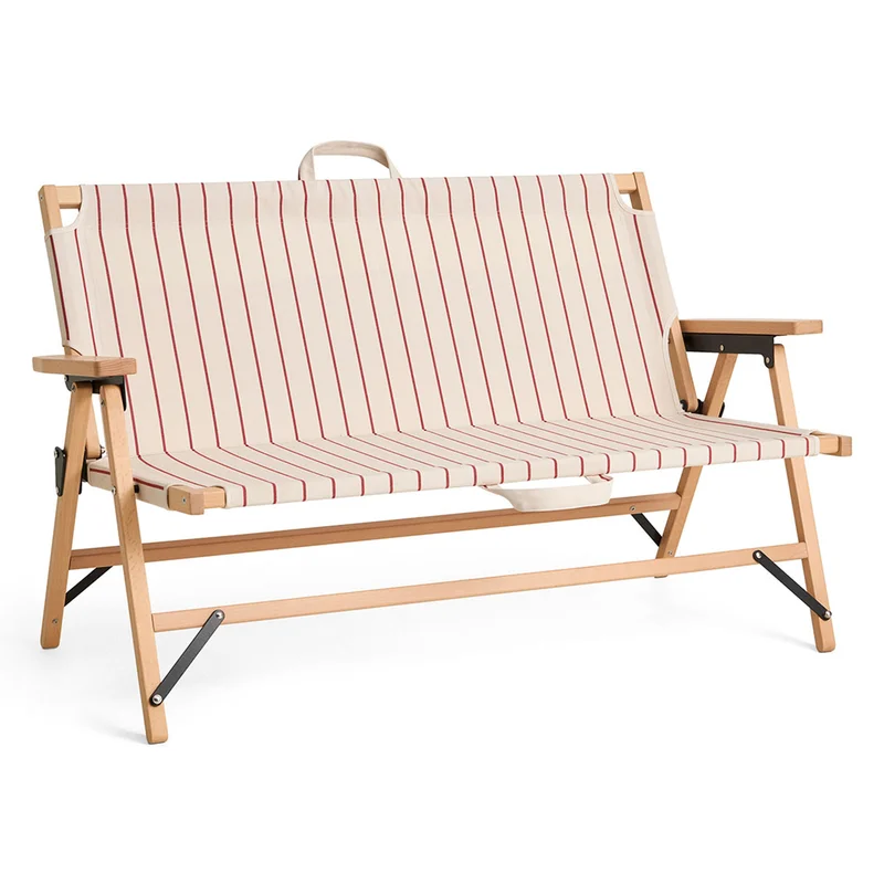 Hay Outdoor Market hopfällbar soffa, beige/röd | Utematlagning > Trädgård & Utemiljö | Bagaren och Kocken