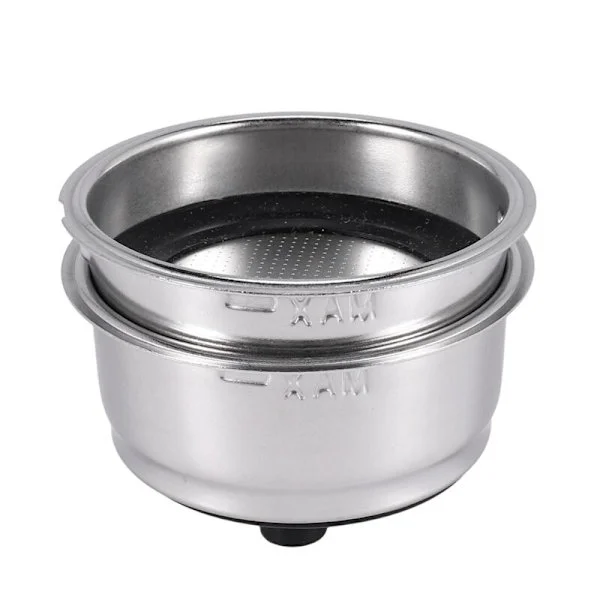 Friendly Stainless Steel Removable Coffee Filter Basket Sieve Coffee Machine Accessories for Home Office (2-Pack)