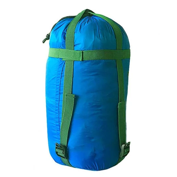 Kompresjonspose i nylon for sovepose, bærbar oppbevaringspose, kompresjonspose for camping, utendørs fotturer, backpacking og reise