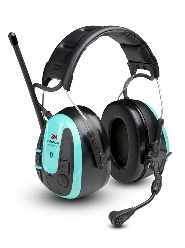 3M Peltor WS Alert XP+ Kuulosuojaimet Bluetooth & mobiilisovellus, päälakisanka, Kuulosuojaimet