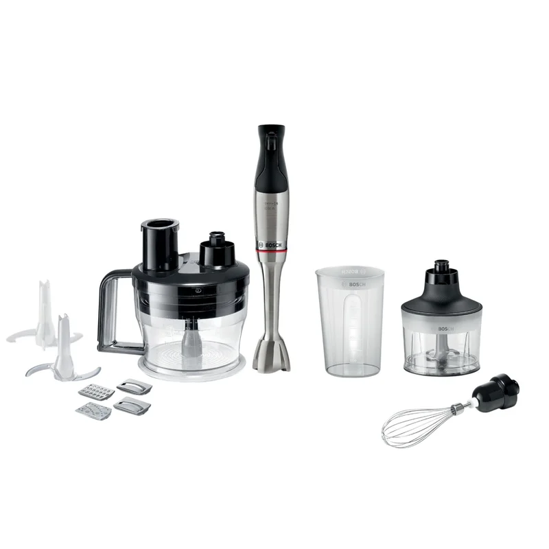 Bosch Serie 6 Ergomaster MSM6M871 stavmikser 1200 watt, rustfritt stål - Kjøp kjøkkenmaskin hos Bakeren og Kokken