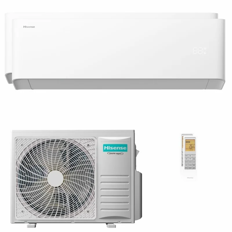 Condizionatore Hisense Uni HB dual split 12000+12000 BTU inverter A++ wifi unità esterna 5.5 kW