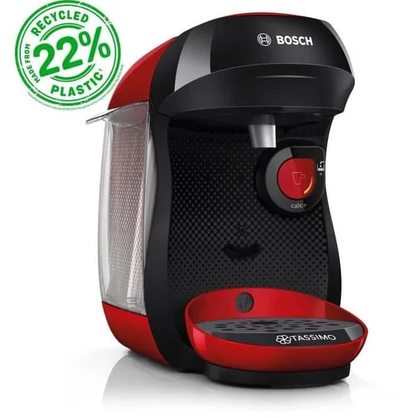 Multidryck kaffemaskin - BOSCH - TASSIMO - T10 Happy röd - 1400 W