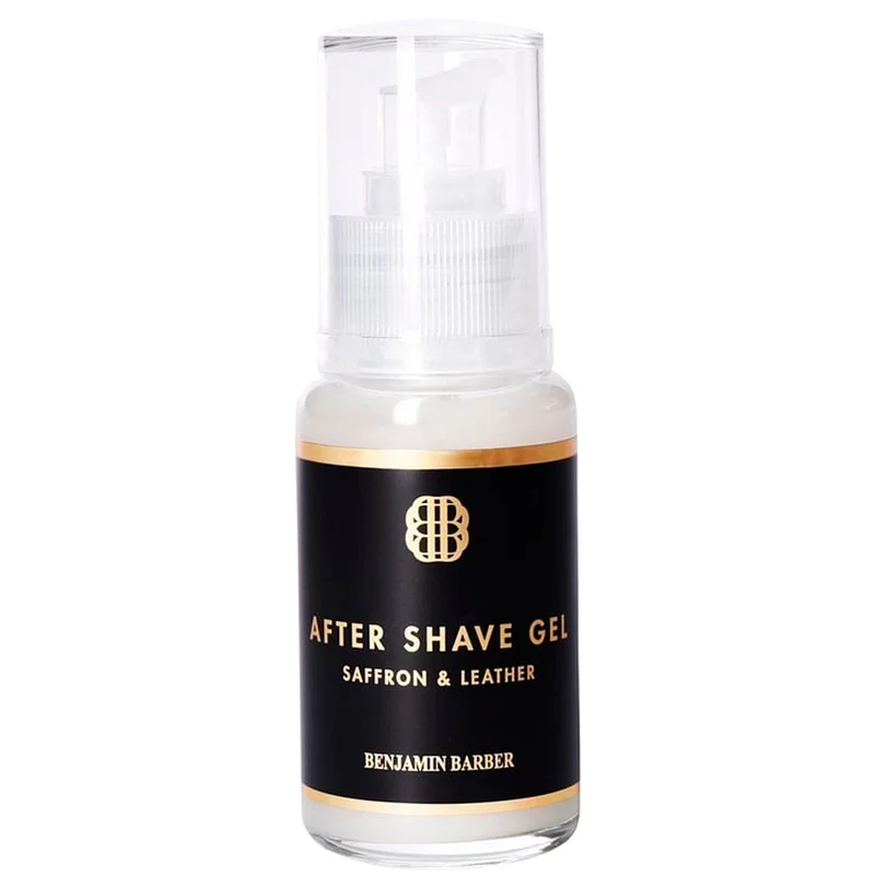 Benjamin Barber Benjamin Barber Aftershave Gel Saffron & Leather 50 ml, Hudpleje, Hårfjerning, Aftershave & Balm