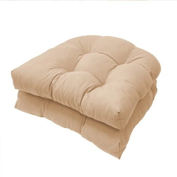 Farmhouse Chair Cushions, Outdoor Garden Sofas, Rattan Chairs, Moisture-proof and Waterproof Seat Cushions, Cushions and Home Tatami Mats Beige 45*