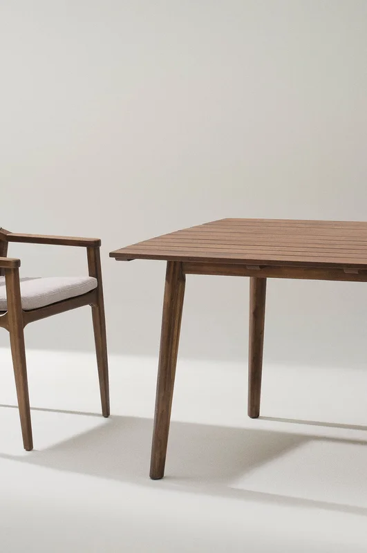 Jotex - Spisebord 100x200 Cm Teak - KINGSTON - Kjøp Spisebord til uterommet hos Jotex