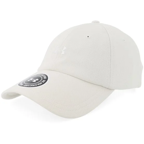 Under Armour - White unconstructed Caps - Womens Blitzing Low Summit White Dad Cap @ Hatstore