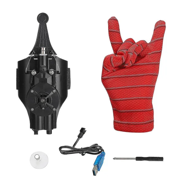 Spiderman Hanske Web Shooter Dart Blaster Launcher Leker Spiderman Kostyme