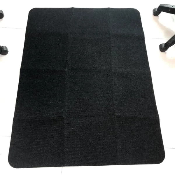 Gulvbeskyttelse for tregulv, underlag for kontorstol, 20X90 cm Svart
