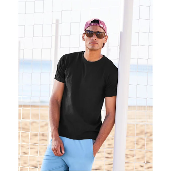 Fruit Of The Loom Herr Iconic Premium Ringspun Bomulls T-shirt L