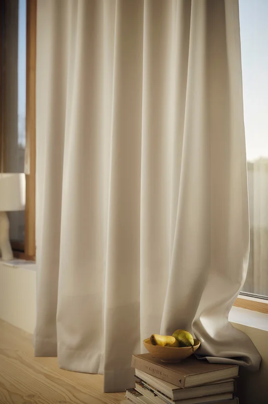 Jotex - Mittatyövalmistettu Tilaa Pimentävä Verho Vaalea Beige Vaalea beige - ESTELLE - Osta Verhot mittojen mukaan Jotex