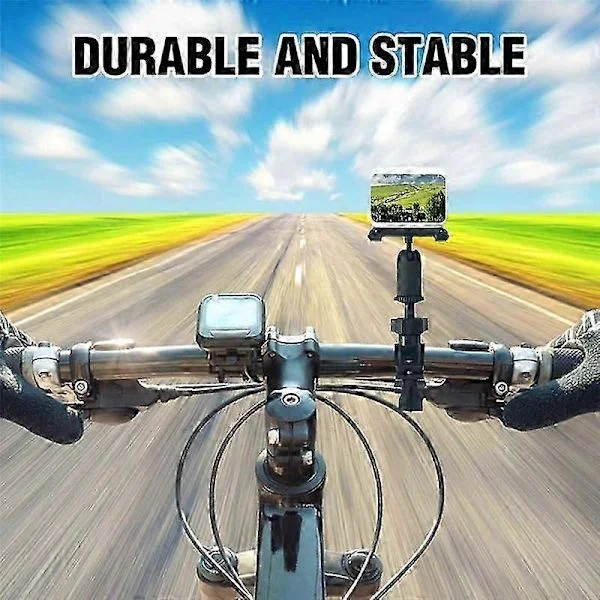 Cykelfäste Sportkamera Klämfäste Hållare Clip 360 Graders Roterande Fäste för GO3 Actionkamera
