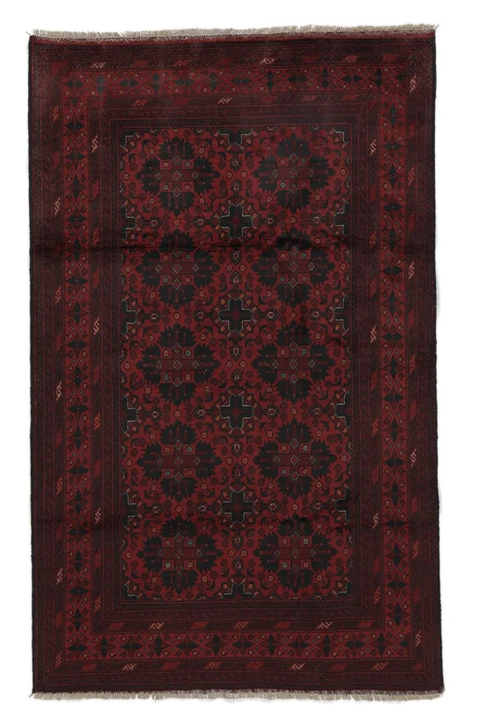 Afghan Khal Mohammadi Rug Oriental Black (Wool, )