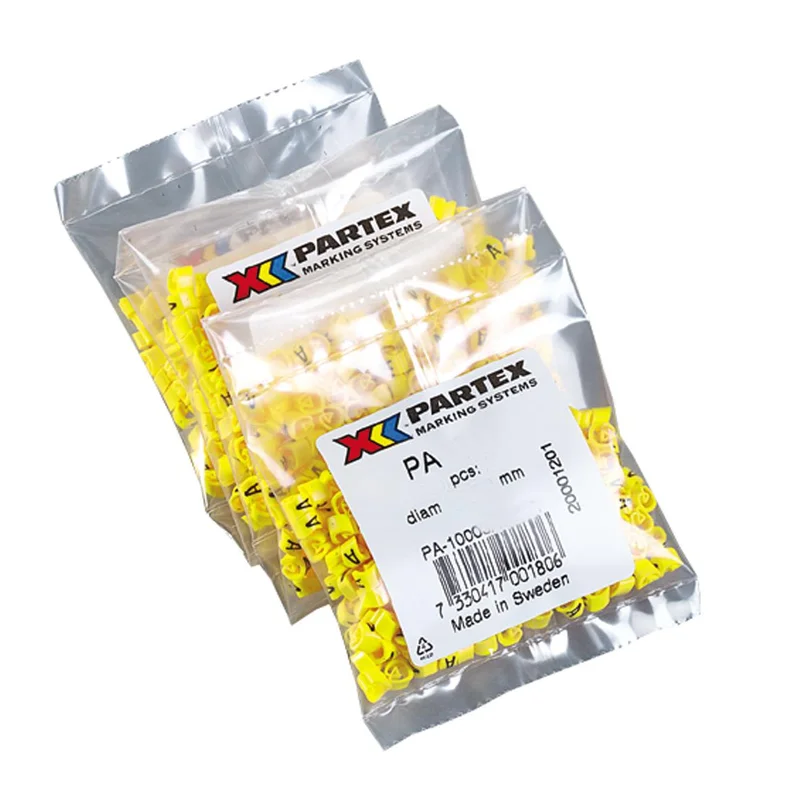 Partex PA1401/L1 Kabelmärkning L1-L3, Ø2,5-5 mm, 100-pack L1, Anslutningsdon & kablar