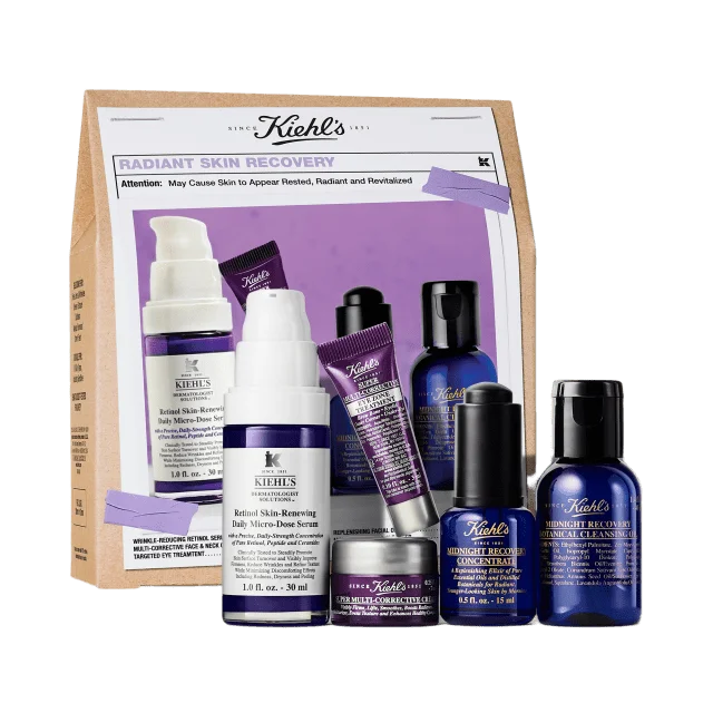 Kiehls Radiant Skin Recovery Skincare Set Presentaskar & Dam 30ML