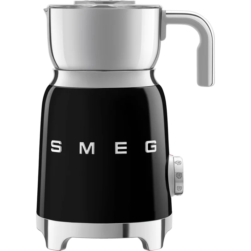 Smeg MFF01 Mjölkskummare Svart | Kaffe > Mjölkskummare | Bagaren och Kocken