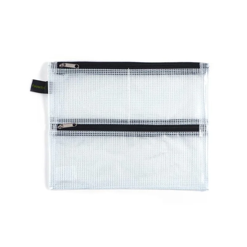 Double-Zip Pouch Mesh A5