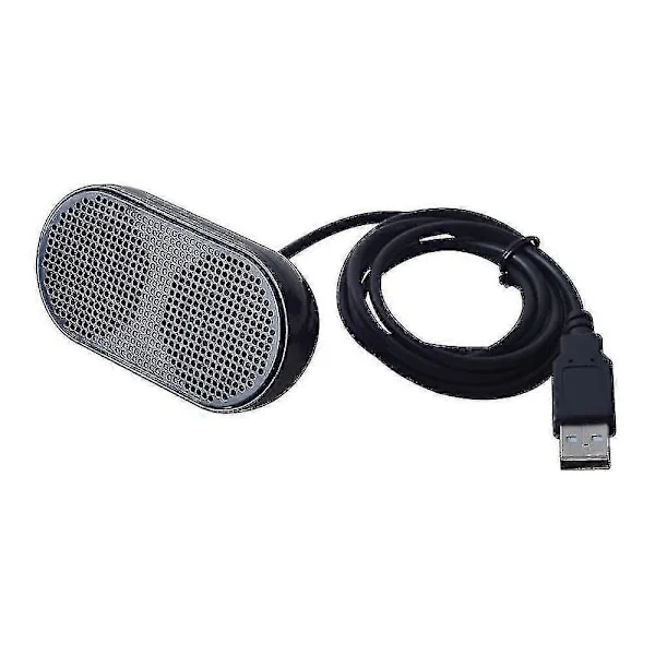 USB Mini Speaker Computer Speakers Powered Stereo Multimedia Speakers for Notebook Laptop PC (Black)