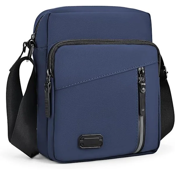 Men's Multi-Pocket Messenger Bags, Casual Men's Crossbody Bags for Business, Daily Use, Travel (19*9*24cm)