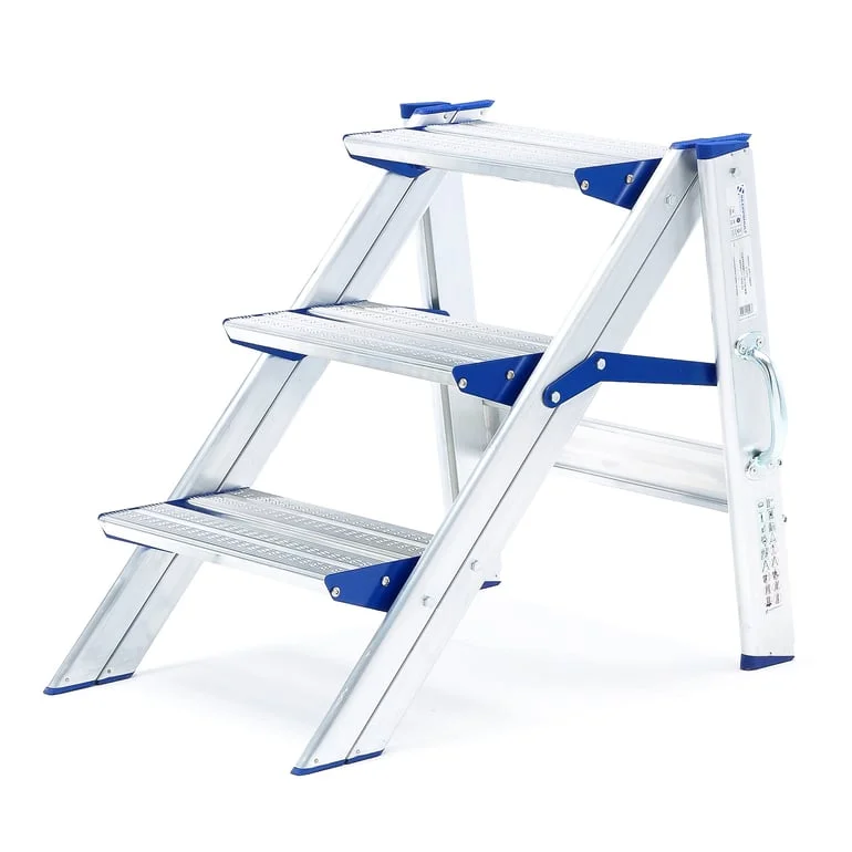 Folding steps MOUNT, 3 treads, H 700 mm