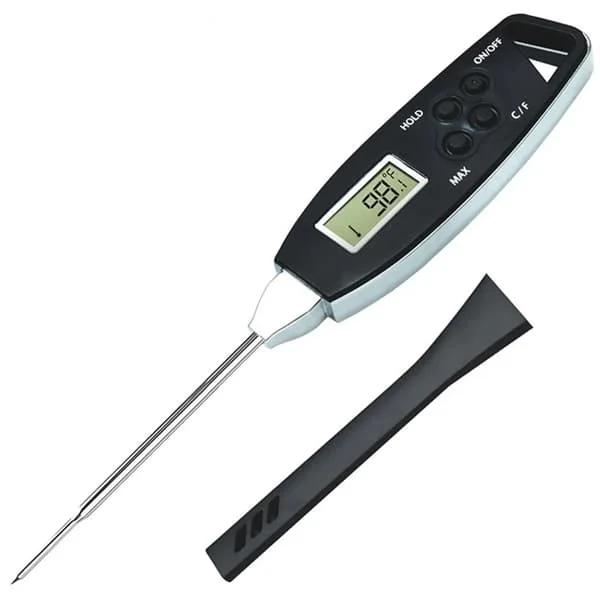 Instant Read Meat Thermometer Waterproof BBQ Thermometer Pen Probe Kitchen Food Thermometer Outdoor Cooking Grill Smoked Milk