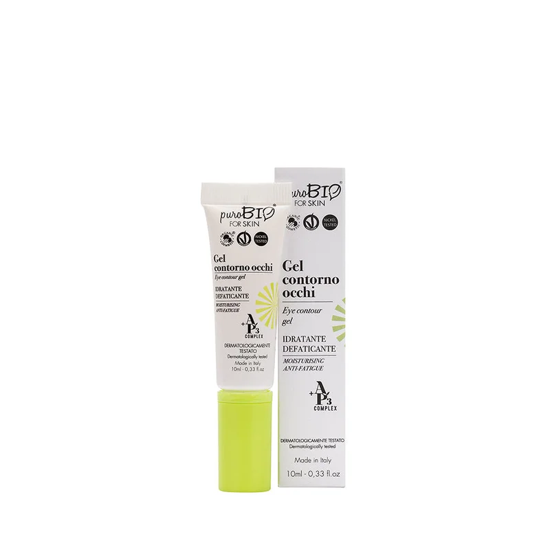 puroBIO Viso Gel Contorno Occhi Idratante Defaticante 10ml - Contorno occhi idratante